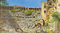 Leopold Bara - In den antiken Ruinen von Aspendos in Kleinasien, 60199-2, Van Ham Kunstauktionen