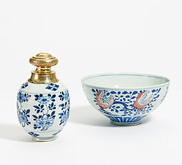 Kleine Vase mit Silberdeckel, 66016-6, Van Ham Kunstauktionen