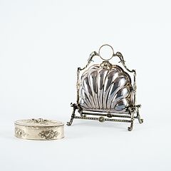 Schleissner  Soehne - Ovale Dose mit Rosenzier, 80784-4, Van Ham Kunstauktionen