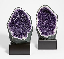 Uruguay - Zwei grosse Amethyst Geoden, 68008-33, Van Ham Kunstauktionen