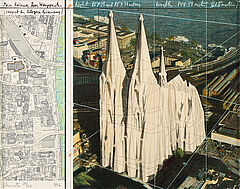 Christo - Mein Koelner Dom Wrapped Project For Cologne - Germany, 81986-1, Van Ham Kunstauktionen
