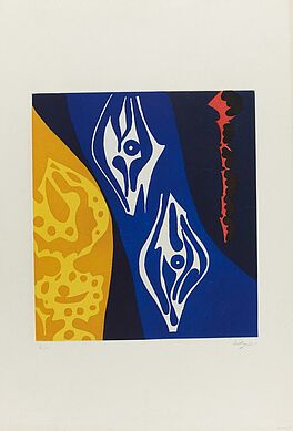 Ernst Wilhelm Nay - Farbaquatinta 1965-8, 61287-36, Van Ham Kunstauktionen