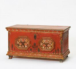 Truhe mit floralem Dekor, 55780-8, Van Ham Kunstauktionen