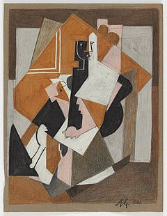 Albert Gleizes - Ohne Titel Frau mit rosa Handschuh, 76190-5, Van Ham Kunstauktionen