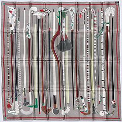 Hermes - Carre Les cannes, 69664-140, Van Ham Kunstauktionen