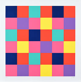 Richard Paul Lohse - Kontrastierende Farbgruppen, 70001-345, Van Ham Kunstauktionen