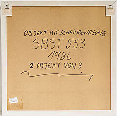 Ludwig Wilding - Objekt mit Scheinbewegung SBST 553, 70069-62, Van Ham Kunstauktionen