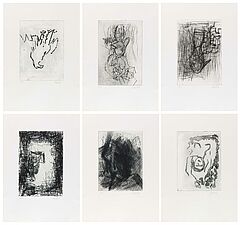 Georg Baselitz - Adler Baeume Frau in Fenster, 69500-13, Van Ham Kunstauktionen