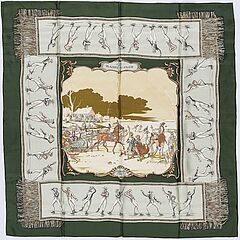 Hermes - Carre LES PLAISIRS DU FROID, 69664-129, Van Ham Kunstauktionen