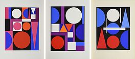 Auguste Herbin - Konvolut von 3 Farbserigrafien, 61394-36, Van Ham Kunstauktionen