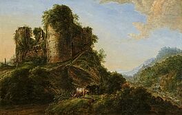 Gillis Neyts - Landschaft mit den Ruinen des Cesar Castle in Vaulx-lez-Tournai, 300013-16, Van Ham Kunstauktionen