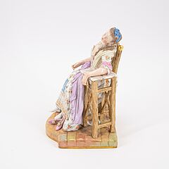 Meissen - Schlafende Dame auf Stuhl, 77074-2, Van Ham Kunstauktionen