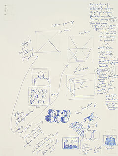 Wayne Thiebaud - Cake Aus Private Drawings The Artists Sketchbook, 80543-7, Van Ham Kunstauktionen