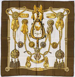 Hermes - Carre Frontaux et Cocardes, 69664-143, Van Ham Kunstauktionen