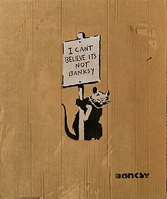 NOT BANKSY and NOT BY BANKSY Stot21STCplanB - I Cant Believe Its Not Banksy, 64113-3, Van Ham Kunstauktionen