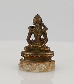 Kleine Figur des Samatabhadra in yabyum, 66857-10, Van Ham Kunstauktionen