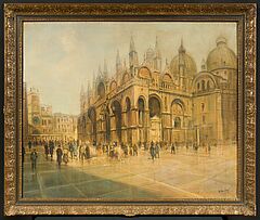 Otto Hamel - Der Markusplatz in Venedig, 75365-12, Van Ham Kunstauktionen