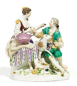 Meissen - Schaefergruppe, 58952-7, Van Ham Kunstauktionen
