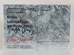Joseph Beuys - Schwefelpostkarte, 65546-313, Van Ham Kunstauktionen