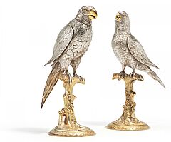 Deutschland - Zwei praechtig gearbeitete Papageien, 74103-8, Van Ham Kunstauktionen