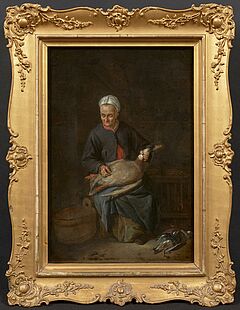 Jacob Toorenvliet - Magd beim Gaenserupfen, 81516-2, Van Ham Kunstauktionen