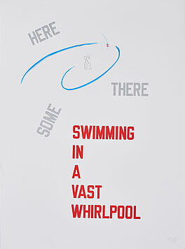 Lawrence Weiner - Here and There some Swimming in a vast Whirlpool, 70387-60, Van Ham Kunstauktionen