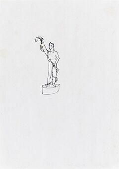 Stephan Balkenhol - Ohne Titel Mann mit Schlange, 56417-3, Van Ham Kunstauktionen