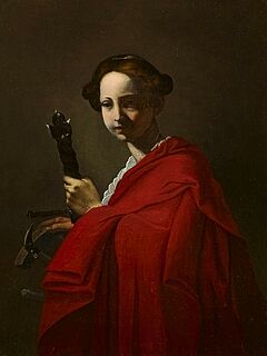 Roemischer Meister - <br >Die Heilige Katharina von Alexandrien, 67134-1, Van Ham Kunstauktionen