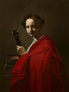 Roemischer Meister - Die Heilige Katharina von Alexandrien, 67134-1, Van Ham Kunstauktionen