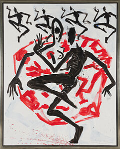 Helge Leiberg - Schwarz-rot, 76558-15, Van Ham Kunstauktionen