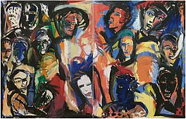 Helmut Middendorf - Einsamkeit der Koepfe I, 82000-291, Van Ham Kunstauktionen