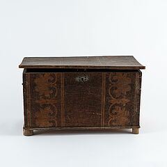 Kleine Holzschatulle Beistelltisch im orientalischem Stil Blumenstaender, 79531-27, Van Ham Kunstauktionen