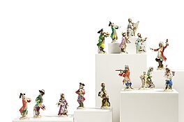 Meissen - 14 Figuren aus der Affenkapelle, 75074-21, Van Ham Kunstauktionen
