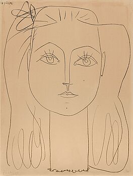 Pablo Picasso - Francoise au noeud dans les cheveux, 82065-1, Van Ham Kunstauktionen