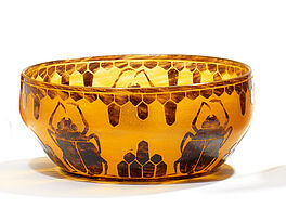 Verreries Schneider Le Verre Francais - Schale Scarabees, 55673-3, Van Ham Kunstauktionen