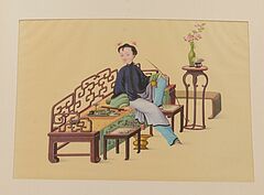 Chinesische Miniaturen aus dem Leben einer chinesischen Dame, 66952-1, Van Ham Kunstauktionen