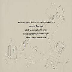 Konrad Klapheck - Durch die rigorose Aenderung des goldenen Schnitts, 65546-20, Van Ham Kunstauktionen