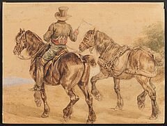 Piotr Michalowski - Postillion mit Handpferd, 77848-1, Van Ham Kunstauktionen