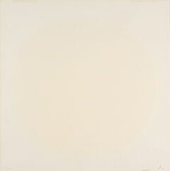 Rupprecht Geiger - Oranger Kreis mit gelbem Kranz auf weiss, 81620-7, Van Ham Kunstauktionen