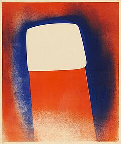 Rupprecht Geiger - schwarz-weiss in Variante blau-rot, 58731-11, Van Ham Kunstauktionen