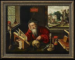 Pieter Coecke van Aelst - Der Heilige Hieronymus in der Studierstube, 65567-18, Van Ham Kunstauktionen
