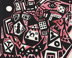 AR Penck Ralf Winkler - Spaziergang in der Nacht, 56800-1339, Van Ham Kunstauktionen