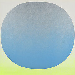 Rupprecht Geiger - Blauer Kreis auf gelb, 65576-4, Van Ham Kunstauktionen