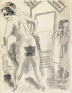 George Grosz - Burlesque Show New York, 55768-13, Van Ham Kunstauktionen