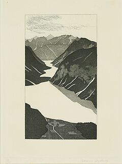 David Hockney - The Lake Aus Six fairy tales from the Brothers Grimm, 80374-1011, Van Ham Kunstauktionen