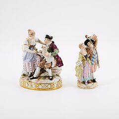 Meissen - Schaefergruppe und Allegorie des Sommers, 81589-7, Van Ham Kunstauktionen