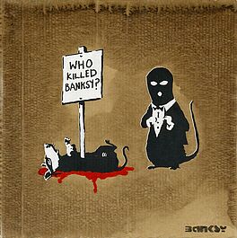 NOT BANKSY and NOT BY BANKSY Stot21STCplanB - Who killed Banksy, 64113-2, Van Ham Kunstauktionen