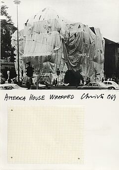 Christo Christo Javatscheff - American house wrapped, 57394-4, Van Ham Kunstauktionen