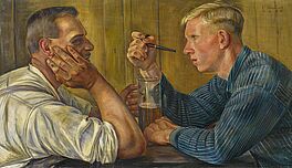 Georg Siebert - Zwei Bauern am Tisch, 68416-31, Van Ham Kunstauktionen