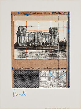 Christo Christo Javatscheff - Wrapped Reichstag Project for Berlin, 67217-19, Van Ham Kunstauktionen